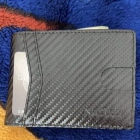 Men's Wallets 15 Card Holder Slim Rfid Leather 2 ID Window With Gift Box - Picture 1 of 2